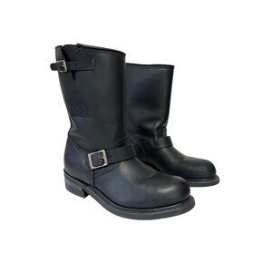 Stylish Black Leather Ankle Boots